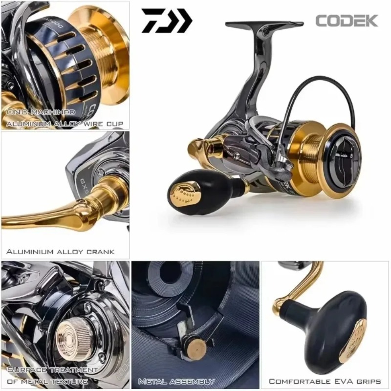 Carrete de Pesca Daiwa CODEK,  - Daiwa Reel Bg reseña y precio