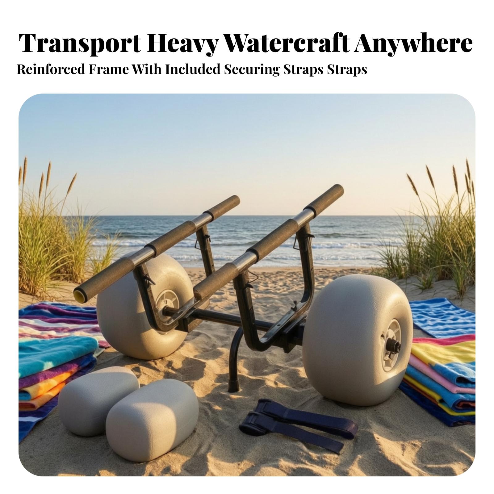 Carro remolque para kayak de u - Fishing Kayak Cart reseña y precio